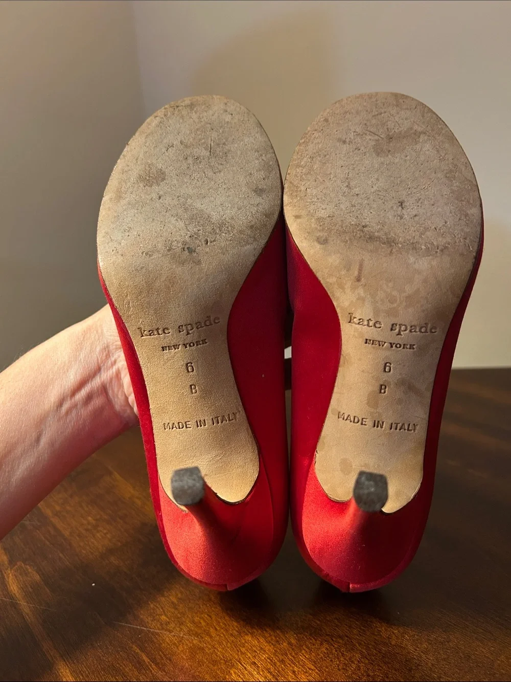kate spade Silk Rose Knot Heels